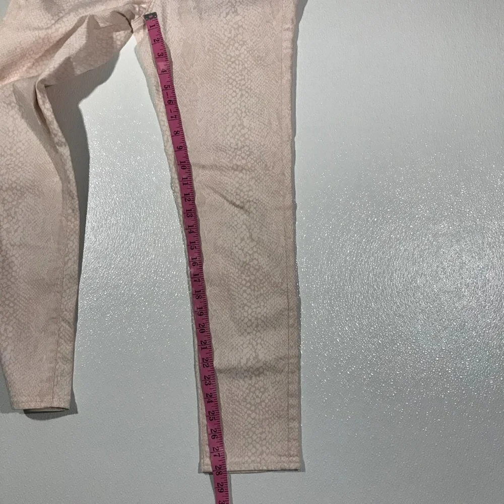 AG Adriano Goldschmied Jeans Blush Snakeskin Print - Picture 5 of 10